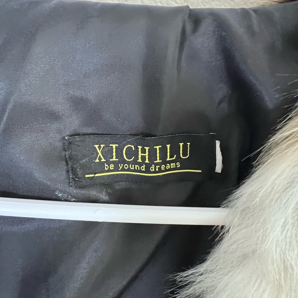 XICHILU Multicolor Faux Fur Jacket Size L - Picture 3 of 4